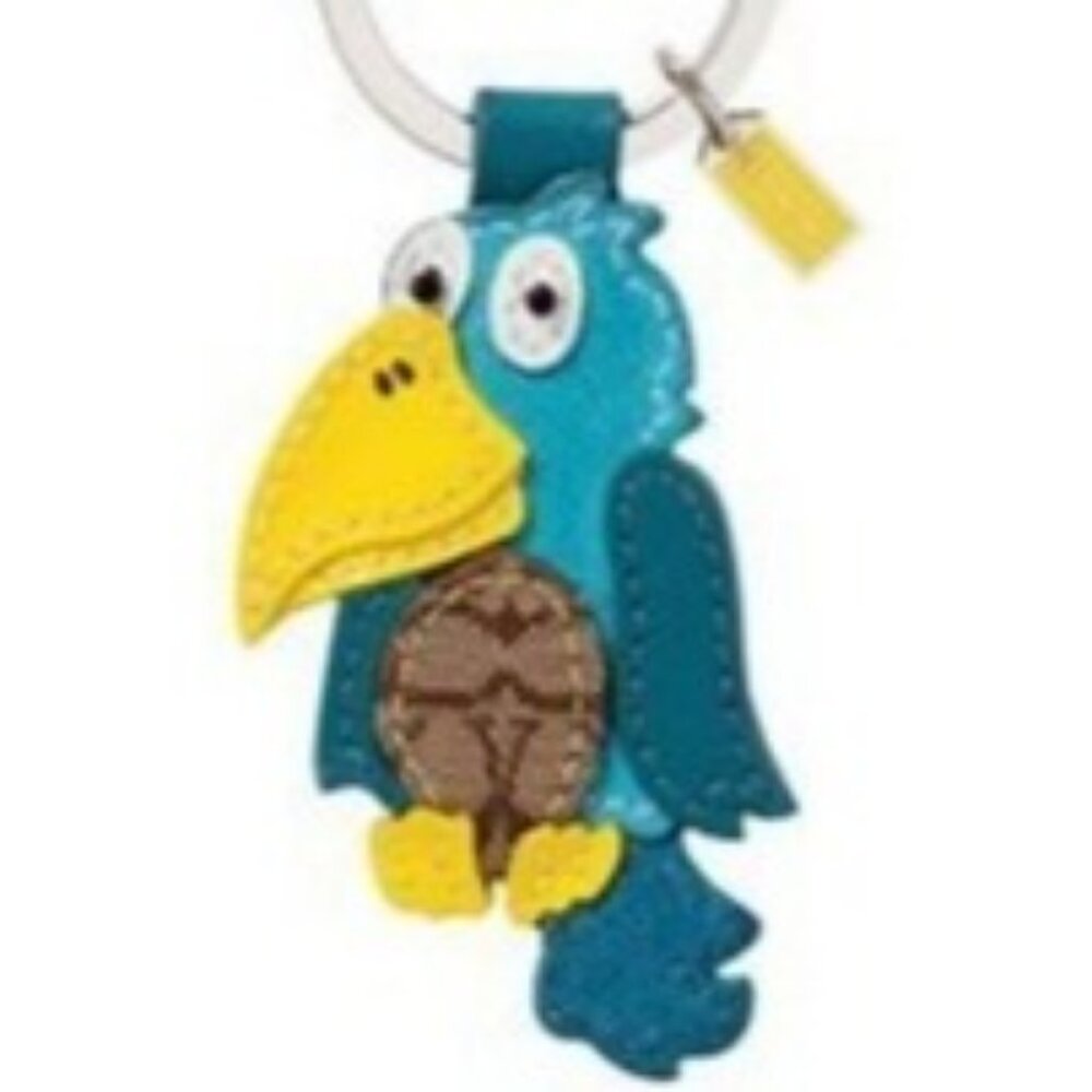 Coach Toucan Bird Key FOB Bag Charm zipper pull limited edition collectors item - Picture 3 of 3